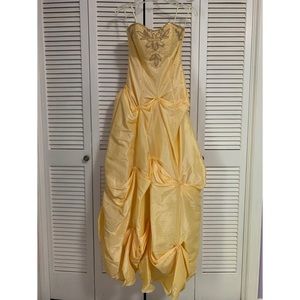 Jump Apparel Belle Yellow Gown